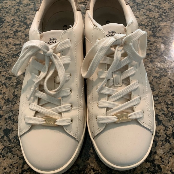 COACH leather low top sneaker - Picture 2 of 9